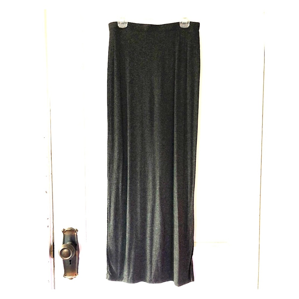 Josh Brown ribbed grey skirt S/M